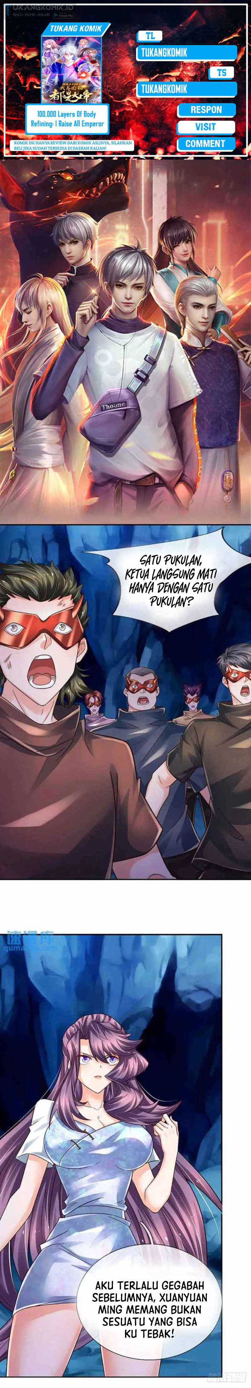 100.000 Layers Of Body Refining: I Raise All Emperor Chapter 281 Bahasa Indonesia