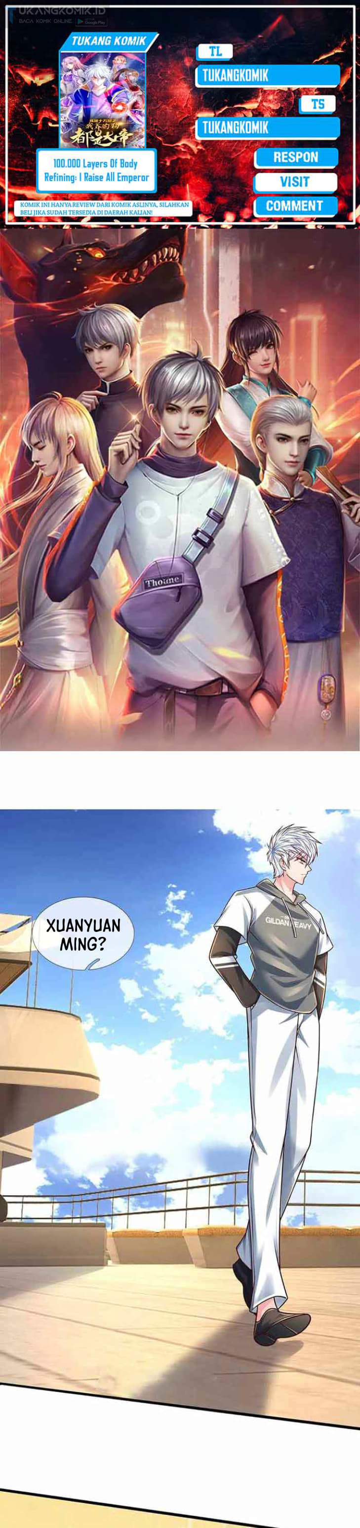 100.000 Layers Of Body Refining: I Raise All Emperor chapter 283