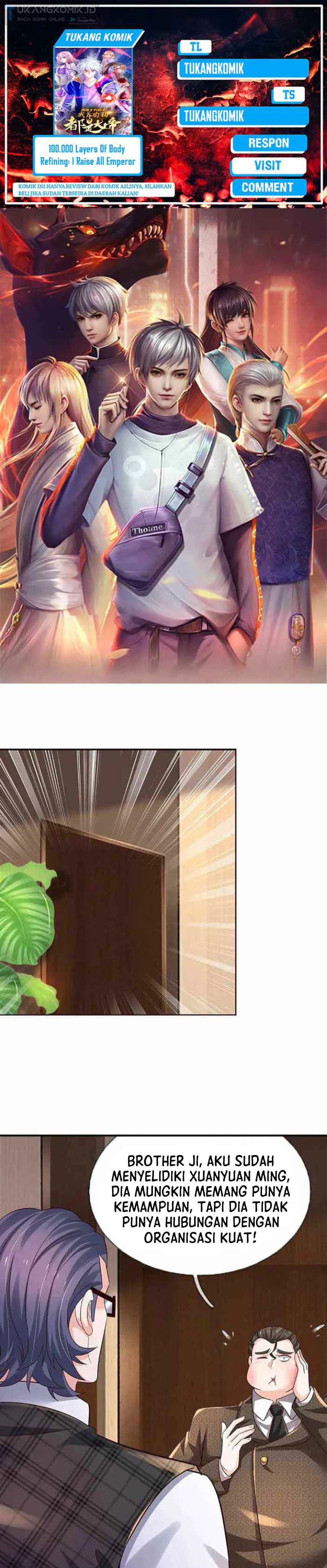 100.000 Layers Of Body Refining: I Raise All Emperor Chapter 295 Bahasa Indonesia