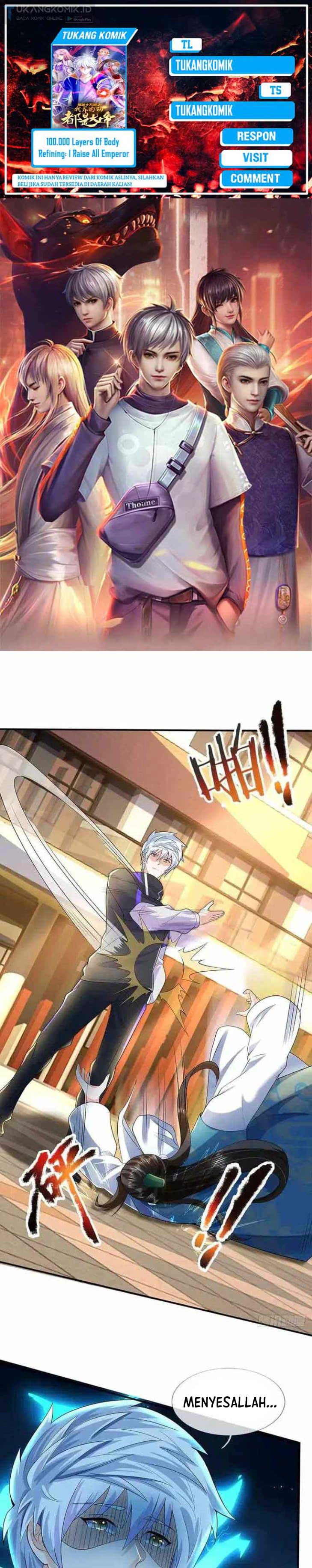100.000 Layers Of Body Refining: I Raise All Emperor chapter 330