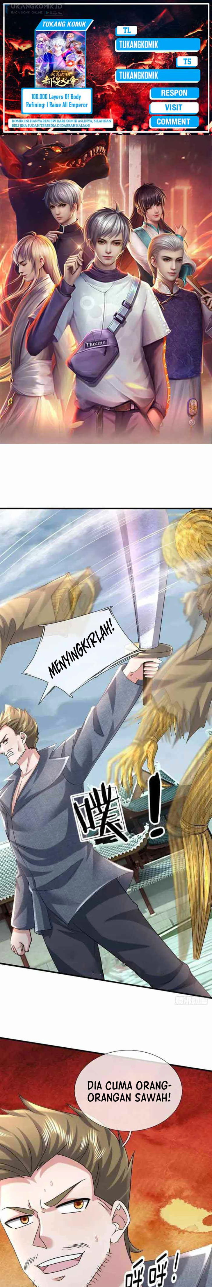 100.000 Layers Of Body Refining: I Raise All Emperor Chapter 335 Bahasa Indonesia