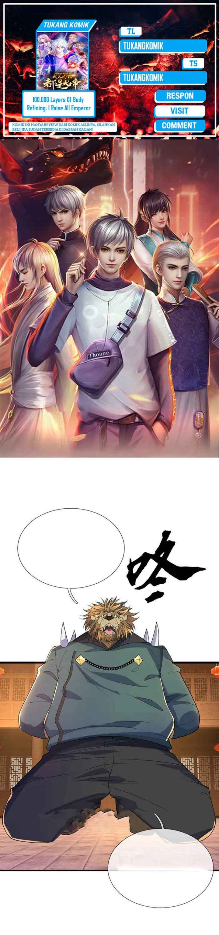100.000 Layers Of Body Refining: I Raise All Emperor chapter 372
