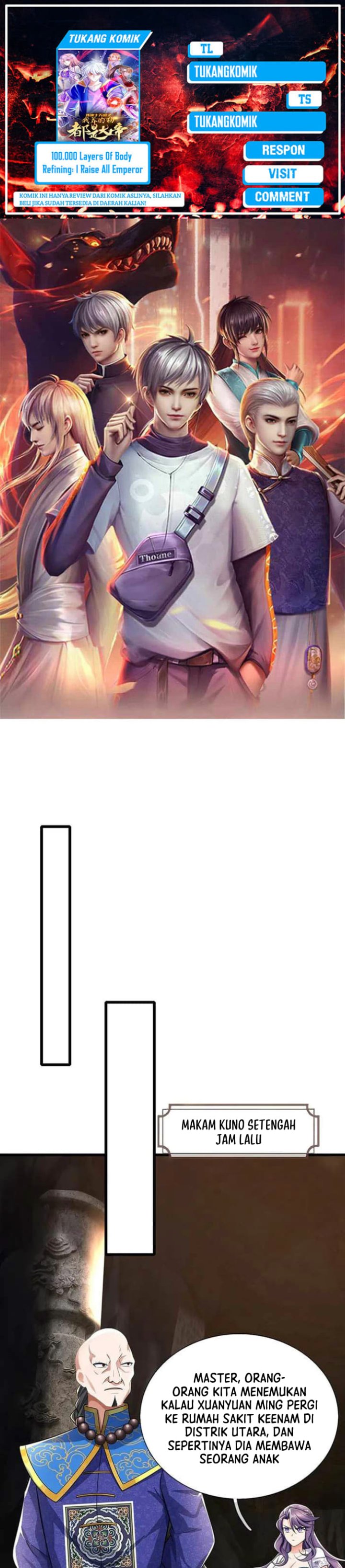 100.000 Layers Of Body Refining: I Raise All Emperor Chapter 381 Bahasa Indonesia