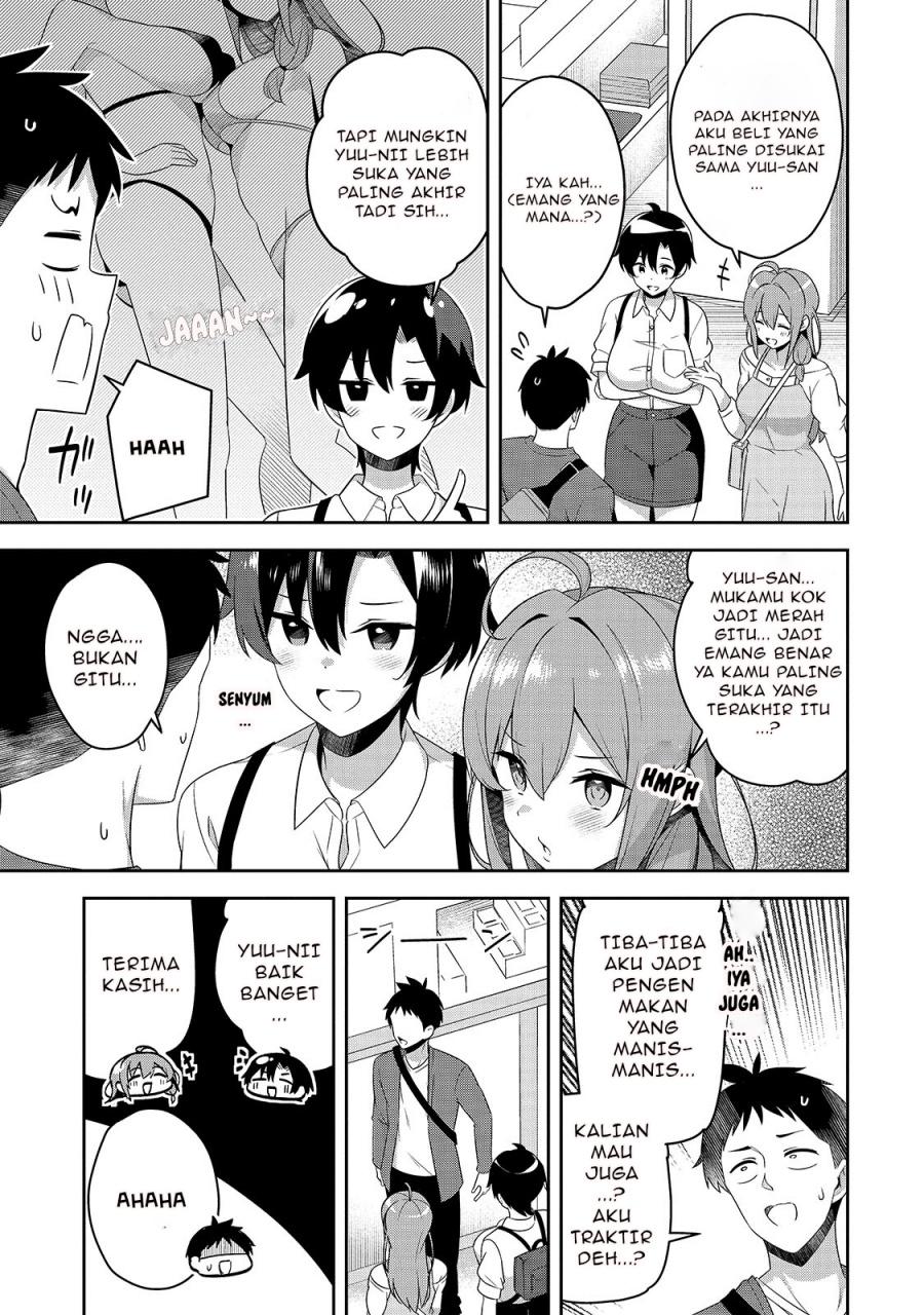 10-Nen Buri ni Saikai shita Kusogaki wa Seijun Bishoujo JK ni Seichou shiteita Chapter 07.2 Bahasa Indonesia