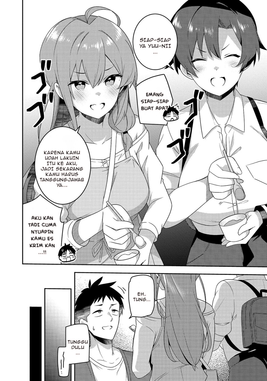 10-Nen Buri ni Saikai shita Kusogaki wa Seijun Bishoujo JK ni Seichou shiteita Chapter 07.2 Bahasa Indonesia