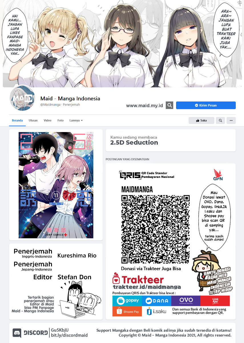 2.5 Dimensional Seduction Chapter 37 Bahasa Indonesia