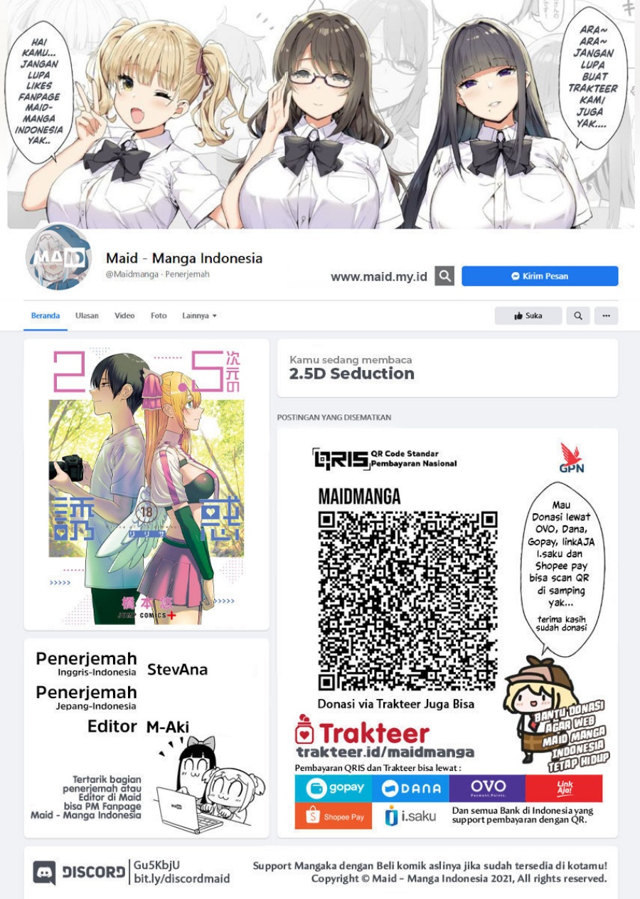2.5 Dimensional Seduction Chapter 82 Bahasa Indonesia