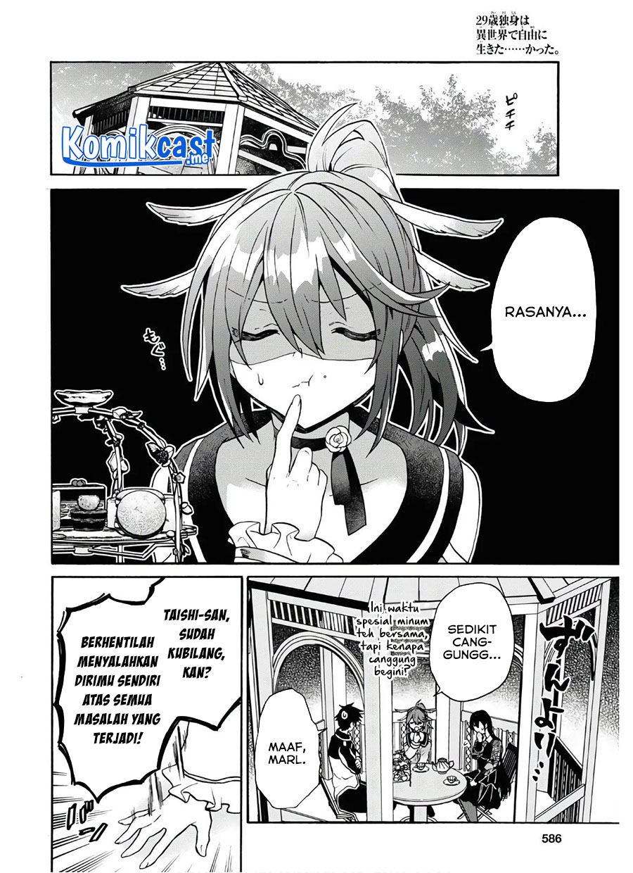 29-sai Dokushin wa Isekai de Jiyuu ni Ikita……katta Chapter 22 Bahasa Indonesia