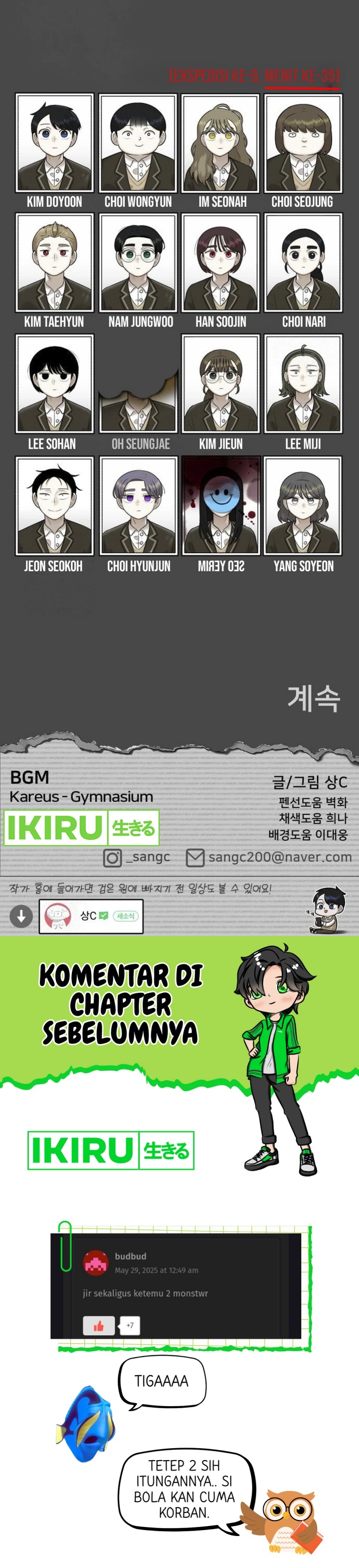 44th Period Survival Class Chapter 20 Bahasa Indonesia