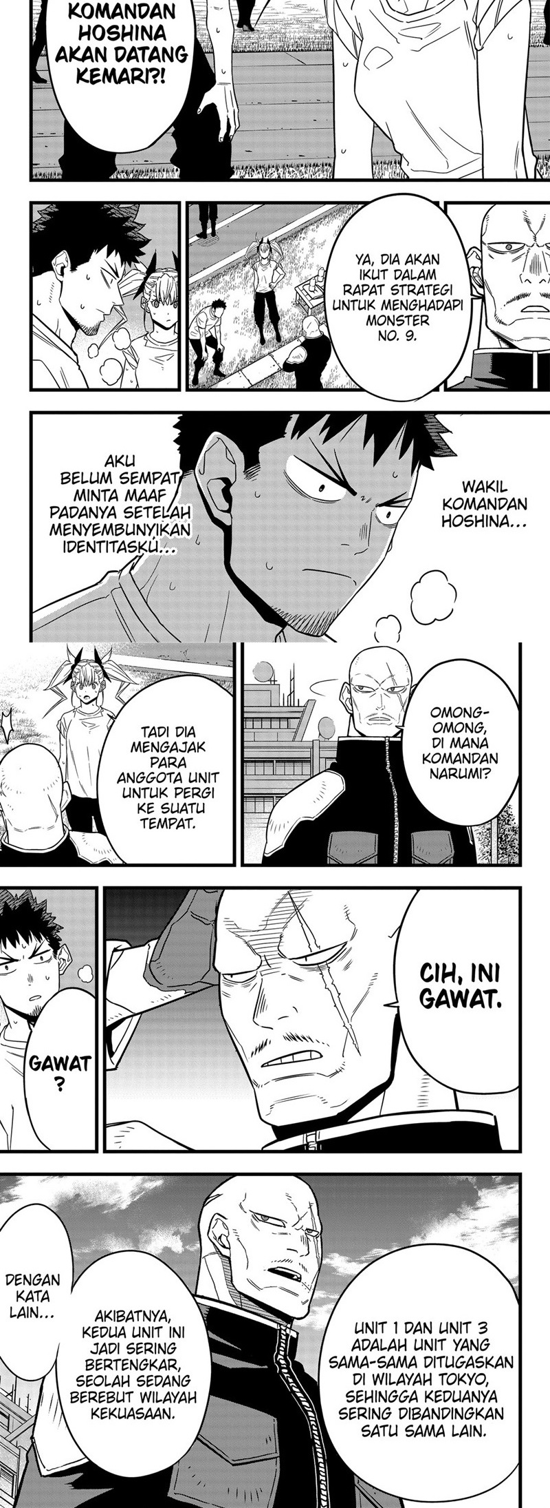 8Kaijuu Chapter 57 Bahasa Indonesia