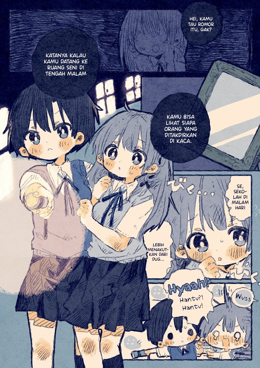 Mayonaka no Gakkou ni Osananajimi to Shinobikomu Yuri Manga Chapter 00 Bahasa Indonesia