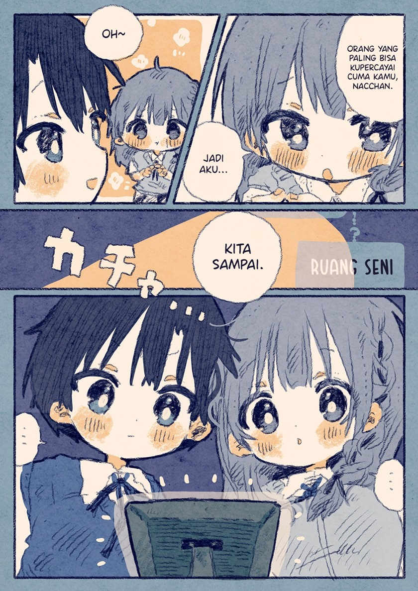 Mayonaka no Gakkou ni Osananajimi to Shinobikomu Yuri Manga Chapter 00 Bahasa Indonesia