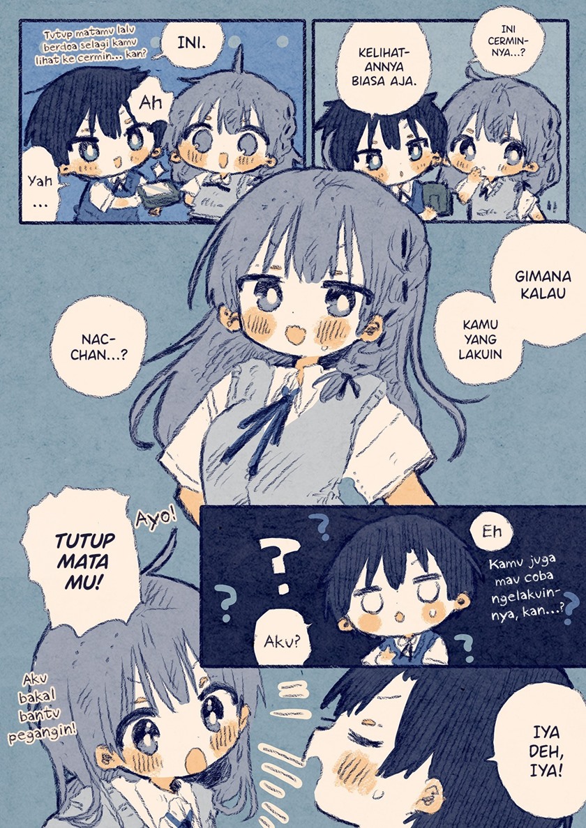 Mayonaka no Gakkou ni Osananajimi to Shinobikomu Yuri Manga Chapter 00 Bahasa Indonesia