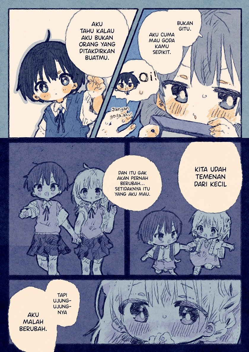 Mayonaka no Gakkou ni Osananajimi to Shinobikomu Yuri Manga Chapter 00 Bahasa Indonesia