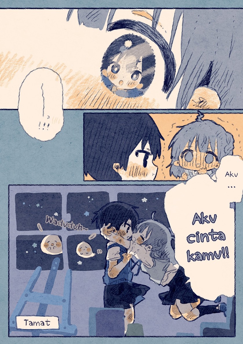 Mayonaka no Gakkou ni Osananajimi to Shinobikomu Yuri Manga Chapter 00 Bahasa Indonesia