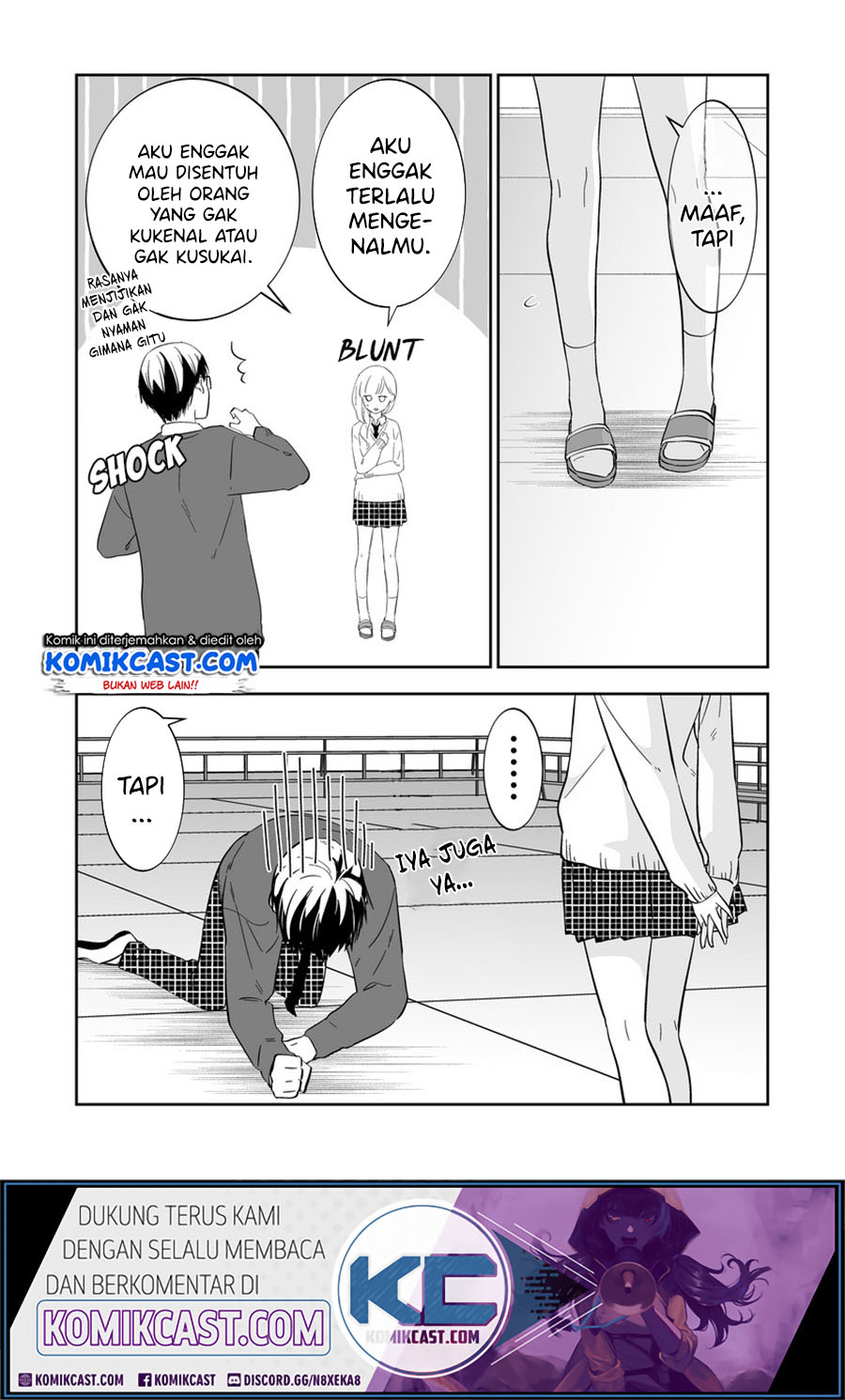 The World Will Be Destroyed Tomorrow, so I Want to Rub Your Boobs Chapter 01 Bahasa Indonesia