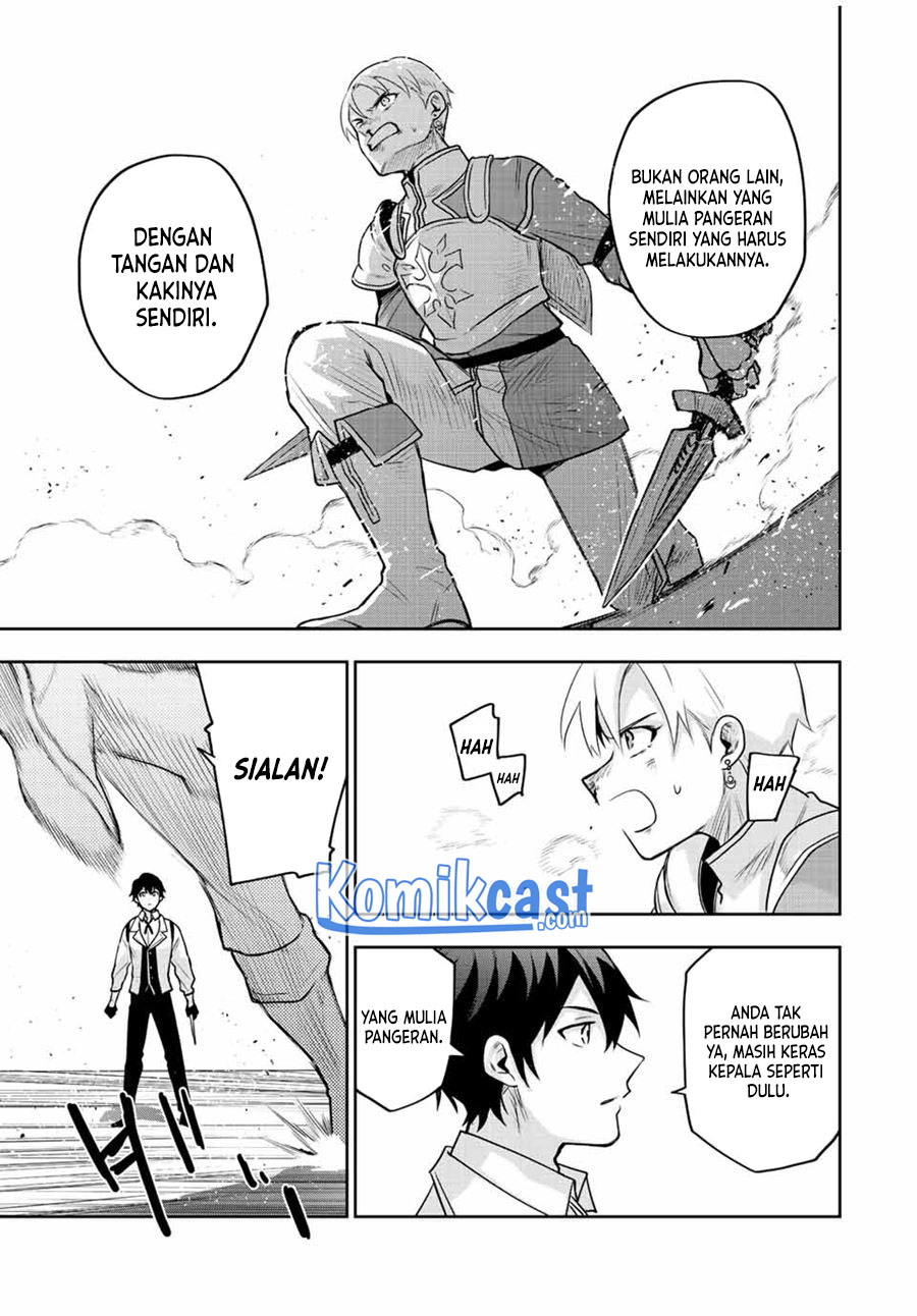 A Court Magician, Who Was Focused On Supportive Magic Because His Allies Were Too Weak, Aims To Become The Strongest After Being Banished Chapter 23 Bahasa Indonesia