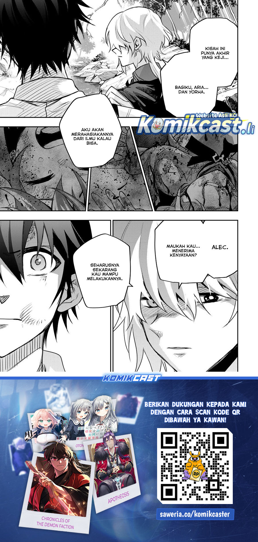 A Court Magician, Who Was Focused On Supportive Magic Because His Allies Were Too Weak, Aims To Become The Strongest After Being Banished Chapter 152 Bahasa Indonesia