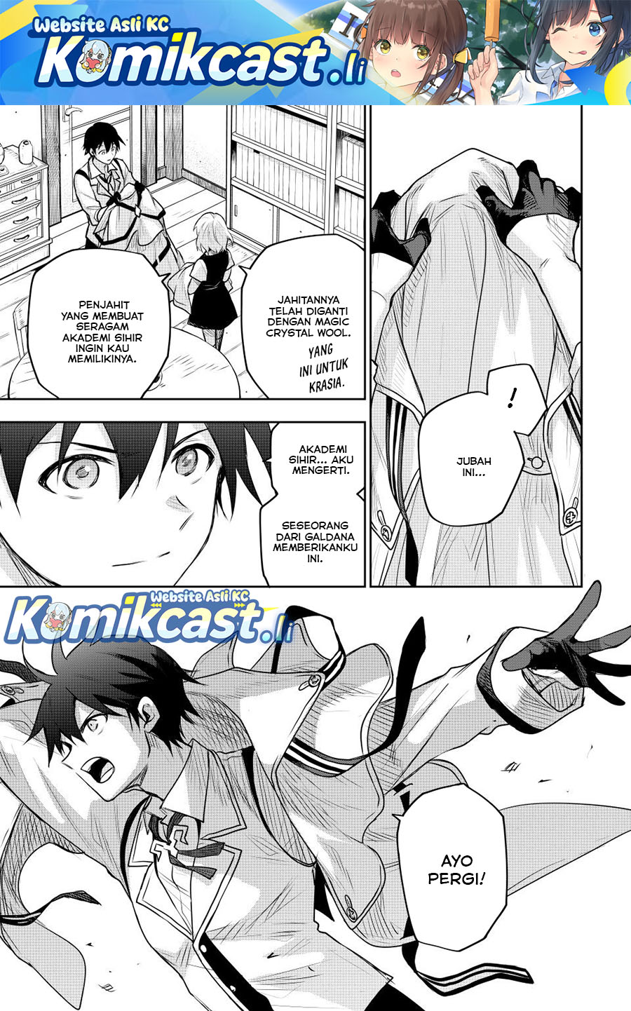 A Court Magician, Who Was Focused On Supportive Magic Because His Allies Were Too Weak, Aims To Become The Strongest After Being Banished Chapter 159 Bahasa Indonesia