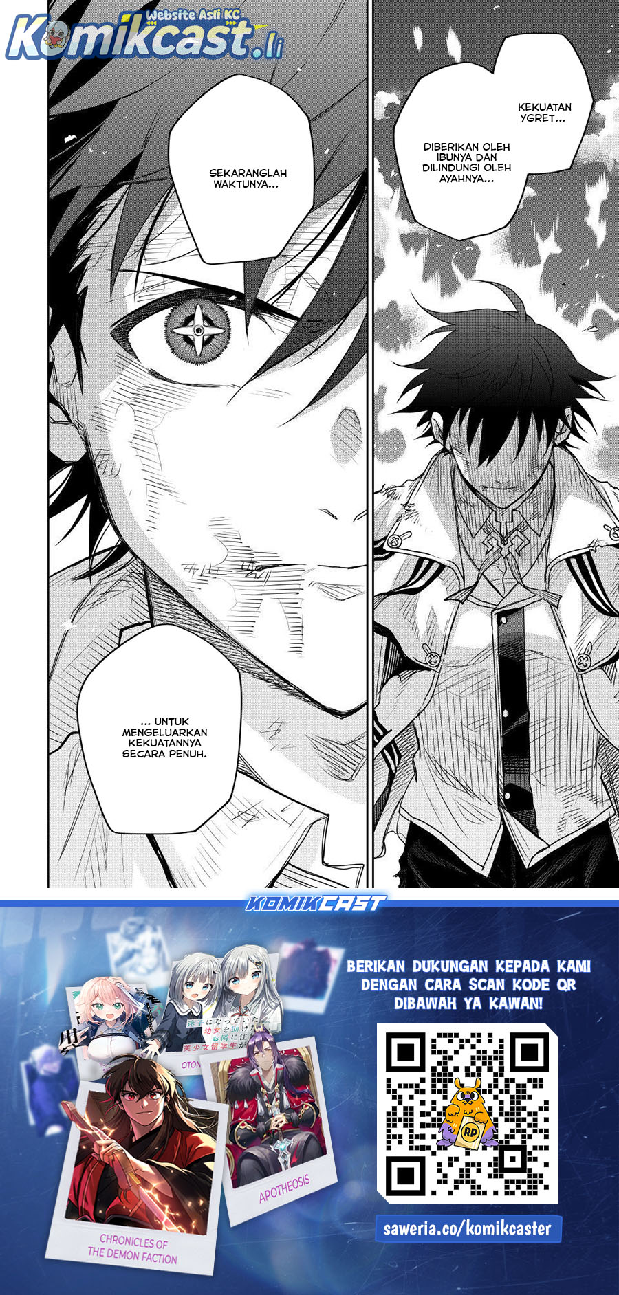 A Court Magician, Who Was Focused On Supportive Magic Because His Allies Were Too Weak, Aims To Become The Strongest After Being Banished Chapter 170 Bahasa Indonesia