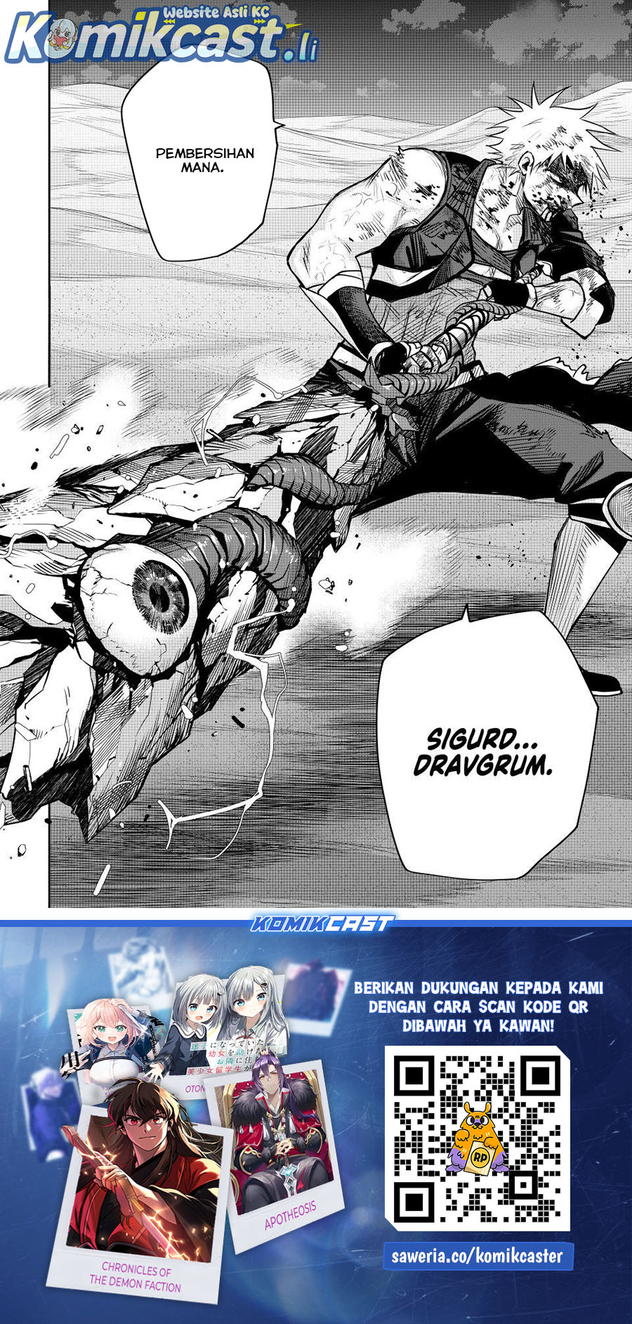 A Court Magician, Who Was Focused On Supportive Magic Because His Allies Were Too Weak, Aims To Become The Strongest After Being Banished Chapter 171 Bahasa Indonesia