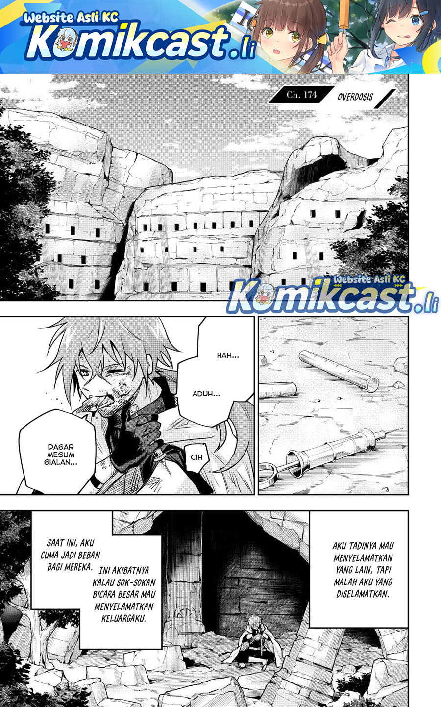 A Court Magician, Who Was Focused On Supportive Magic Because His Allies Were Too Weak, Aims To Become The Strongest After Being Banished Chapter 174 Bahasa Indonesia