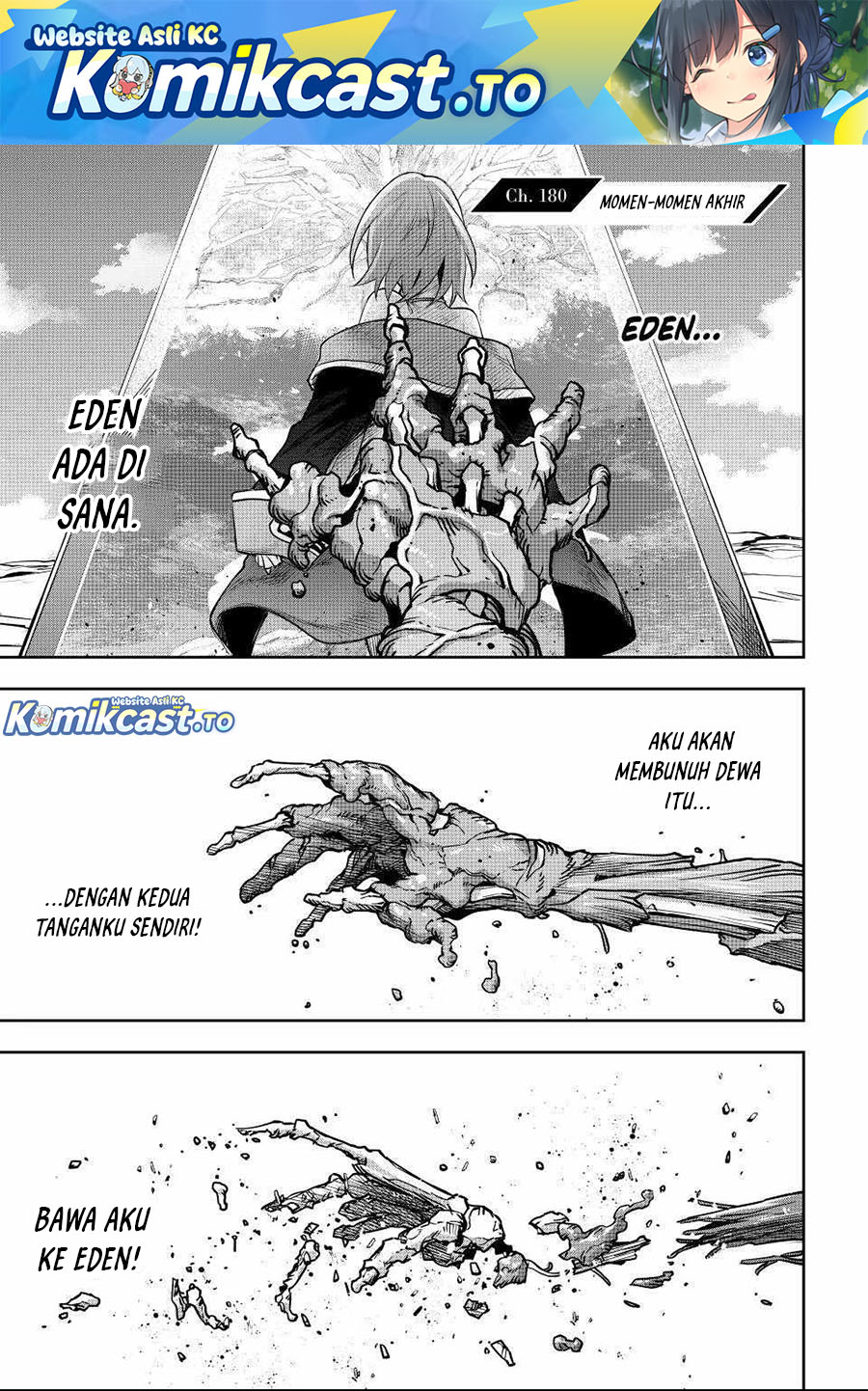 A Court Magician, Who Was Focused On Supportive Magic Because His Allies Were Too Weak, Aims To Become The Strongest After Being Banished (Mikata ga Yowasugite Hojo Mahou ni Tesshiteita Kyuutei Mahoushi, Tsuihou Sarete Saikyou wo Mezashimasu) chapter 180