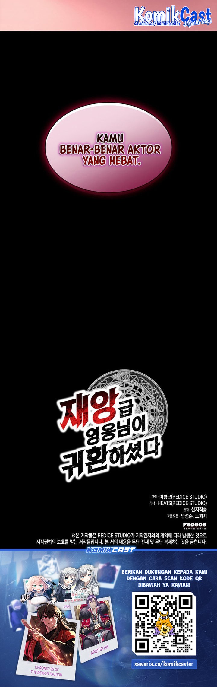 A Disaster-Class Hero Has Returned Chapter 131 Bahasa Indonesia