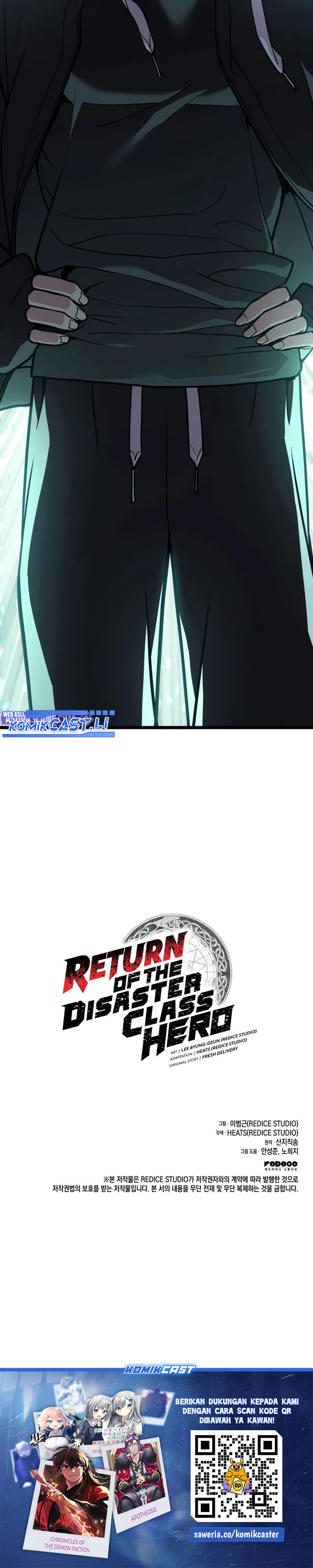 A Disaster-Class Hero Has Returned Chapter 132 Bahasa Indonesia