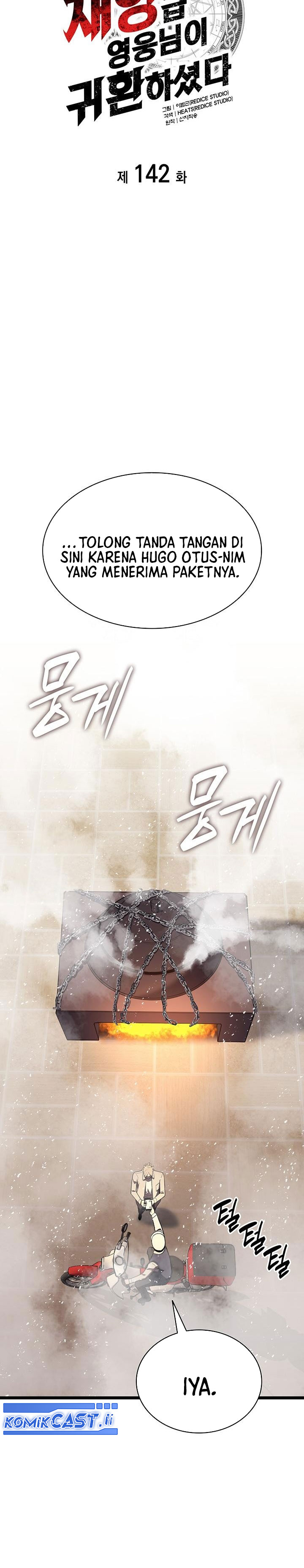 A Disaster-Class Hero Has Returned Chapter 142 Bahasa Indonesia