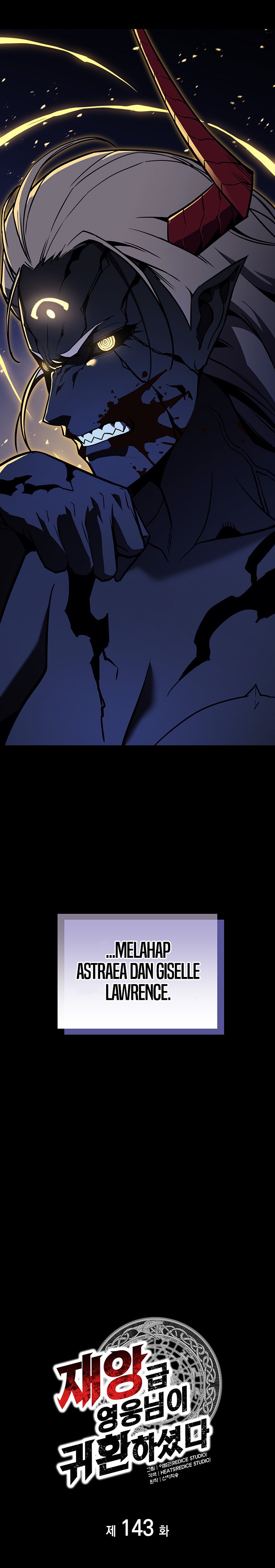 A Disaster-Class Hero Has Returned Chapter 143 Bahasa Indonesia