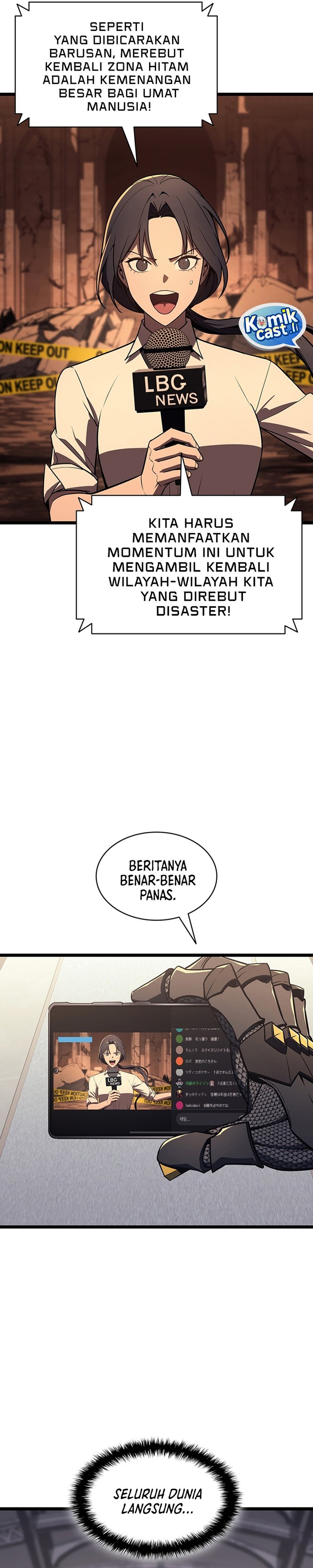 A Disaster-Class Hero Has Returned Chapter 144 Bahasa Indonesia