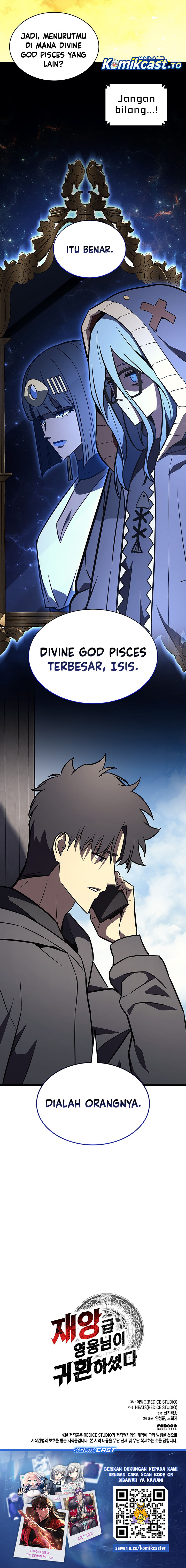 A Disaster-Class Hero Has Returned Chapter 155 Bahasa Indonesia