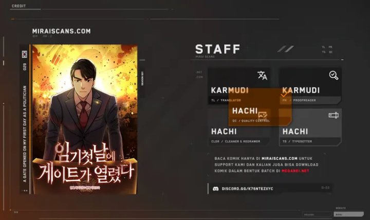 A Gate Opened On My First Day As A Politician Chapter 29 Bahasa Indonesia