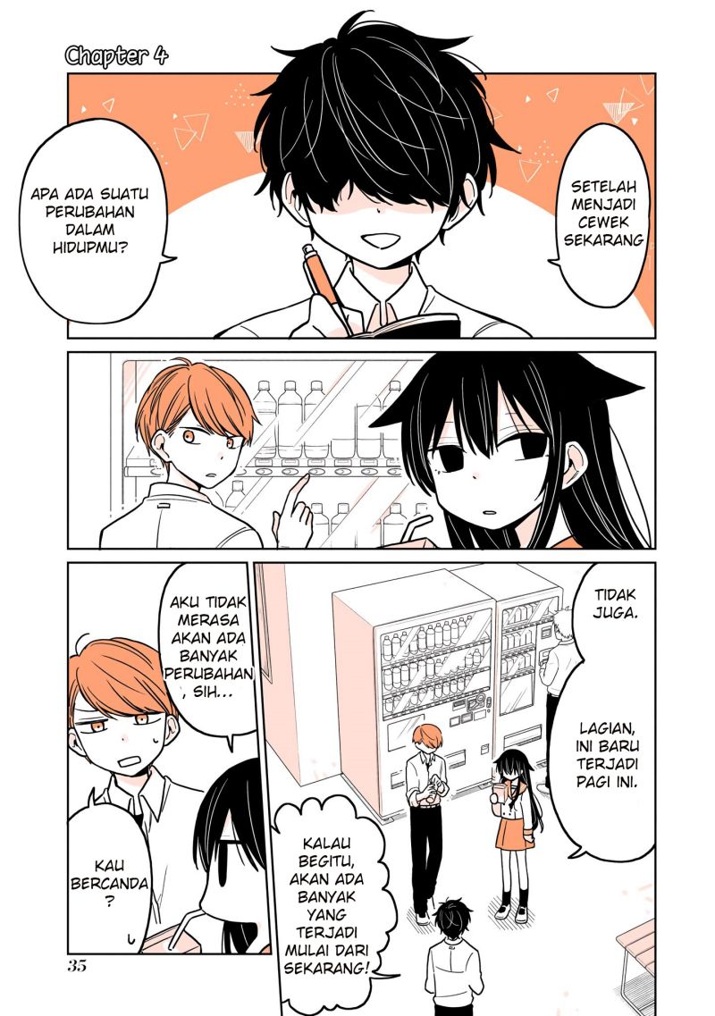 A Lazy Guy Woke Up as a Girl One Morning Chapter 04 Bahasa Indonesia