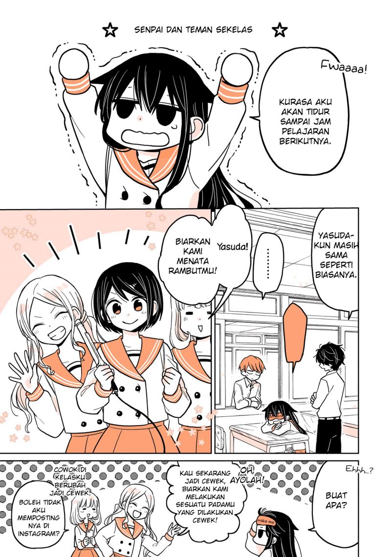 A Lazy Guy Woke Up as a Girl One Morning Chapter 04 Bahasa Indonesia
