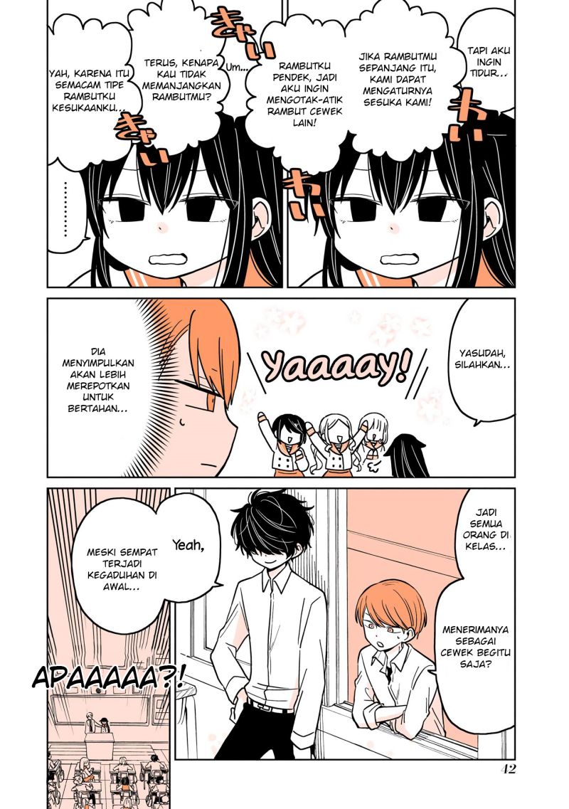 A Lazy Guy Woke Up as a Girl One Morning Chapter 04 Bahasa Indonesia