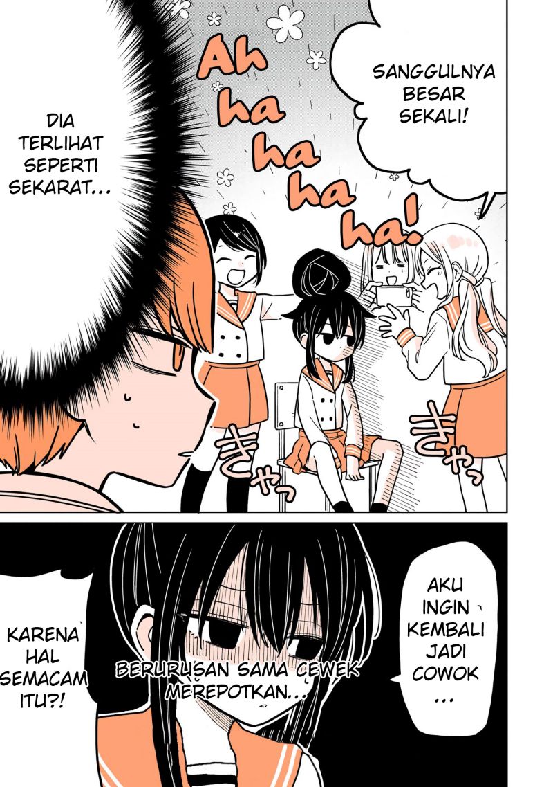 A Lazy Guy Woke Up as a Girl One Morning Chapter 04 Bahasa Indonesia