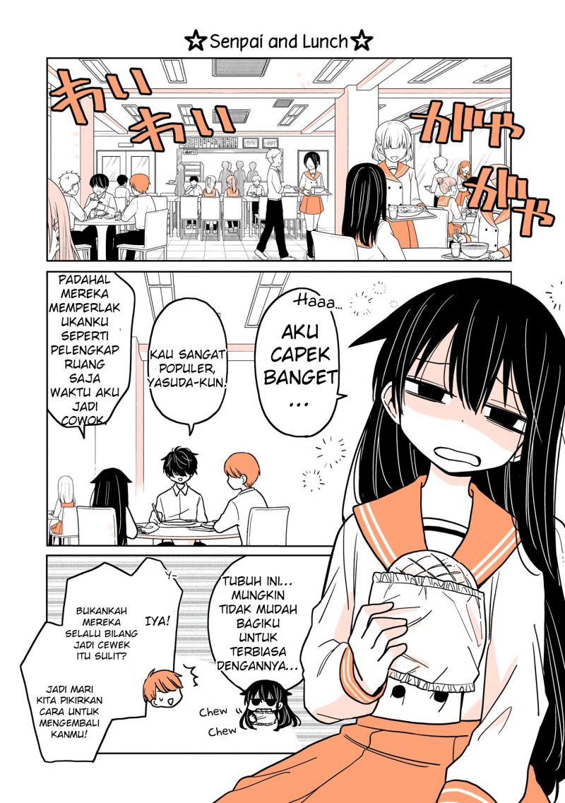 A Lazy Guy Woke Up as a Girl One Morning Chapter 04 Bahasa Indonesia