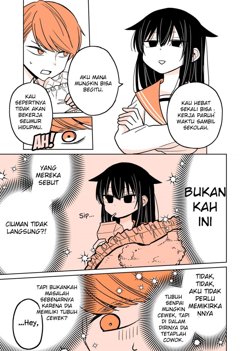 A Lazy Guy Woke Up as a Girl One Morning Chapter 04 Bahasa Indonesia