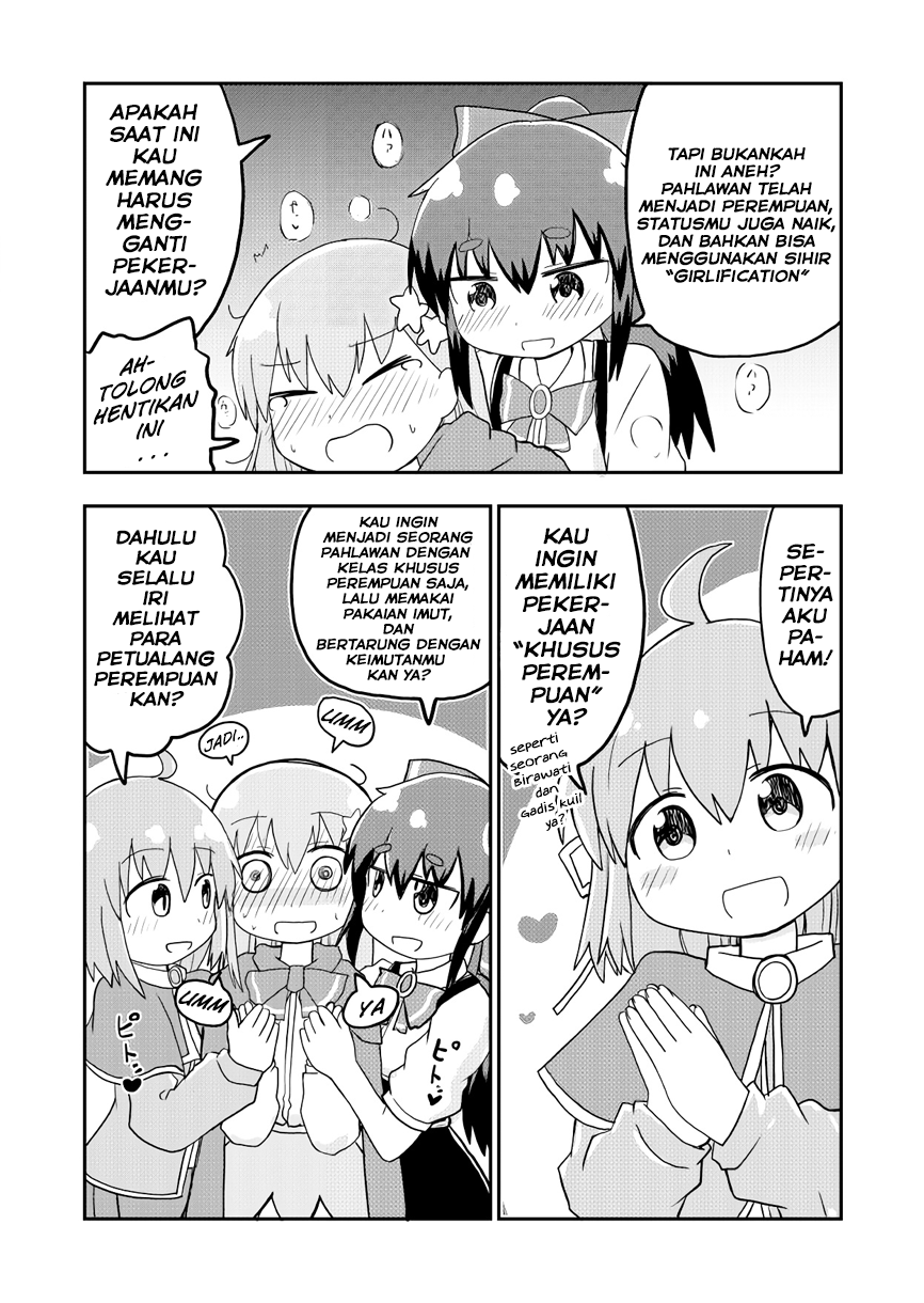 A Manga About a Hero Who Pulled Out the Holy Sword and Became a Girl Chapter 06 Bahasa Indonesia