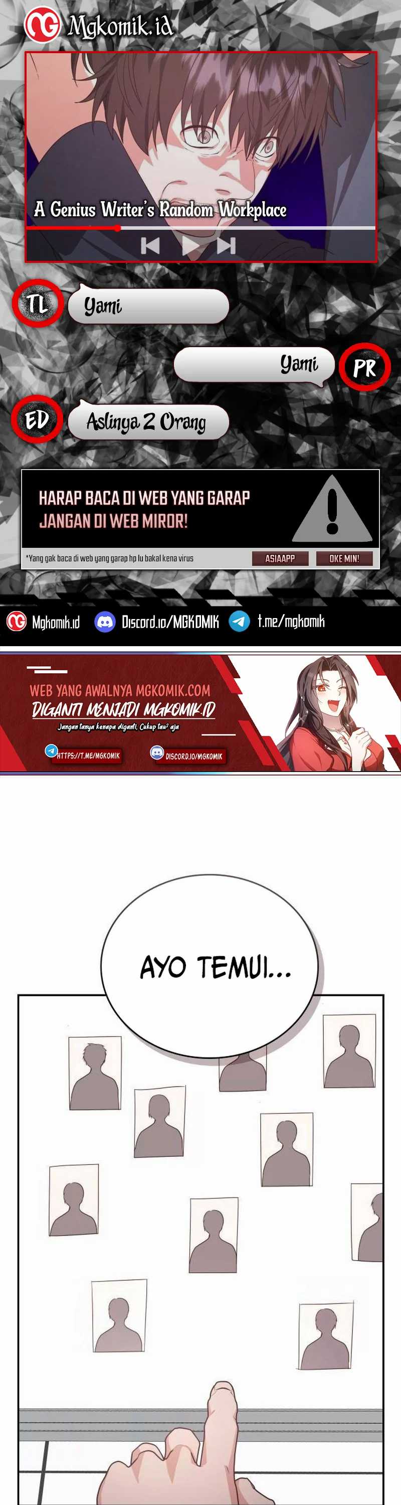 A Genius Writer’s Random Workplace Chapter 39 Bahasa Indonesia
