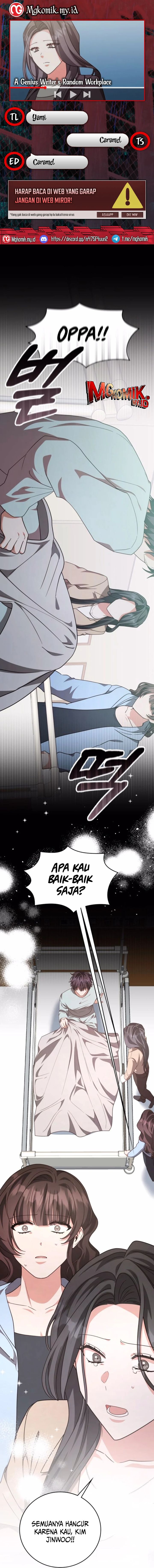 A Genius Writer’s Random Workplace Chapter 98 Bahasa Indonesia