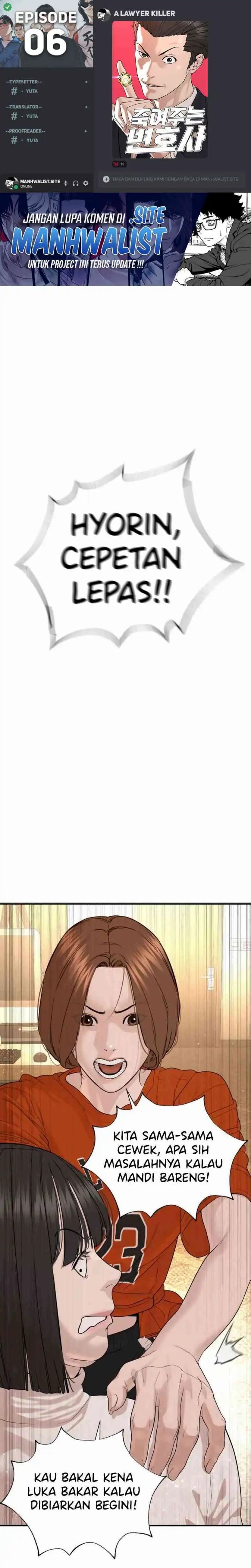 A Lawyer Killler (Killer Lawyer) Chapter 06 Bahasa Indonesia