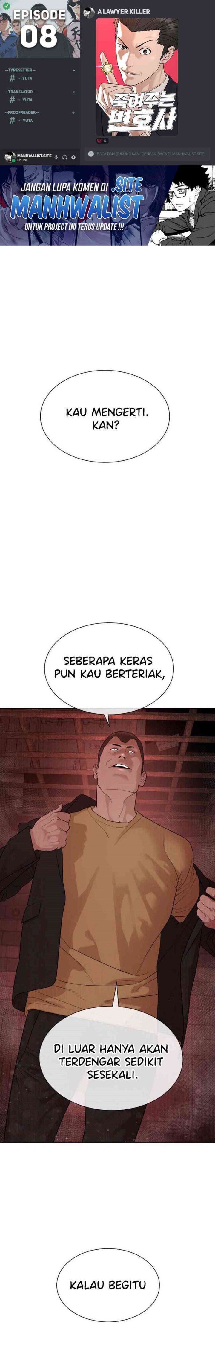 A Lawyer Killler (Killer Lawyer) Chapter 08 Bahasa Indonesia