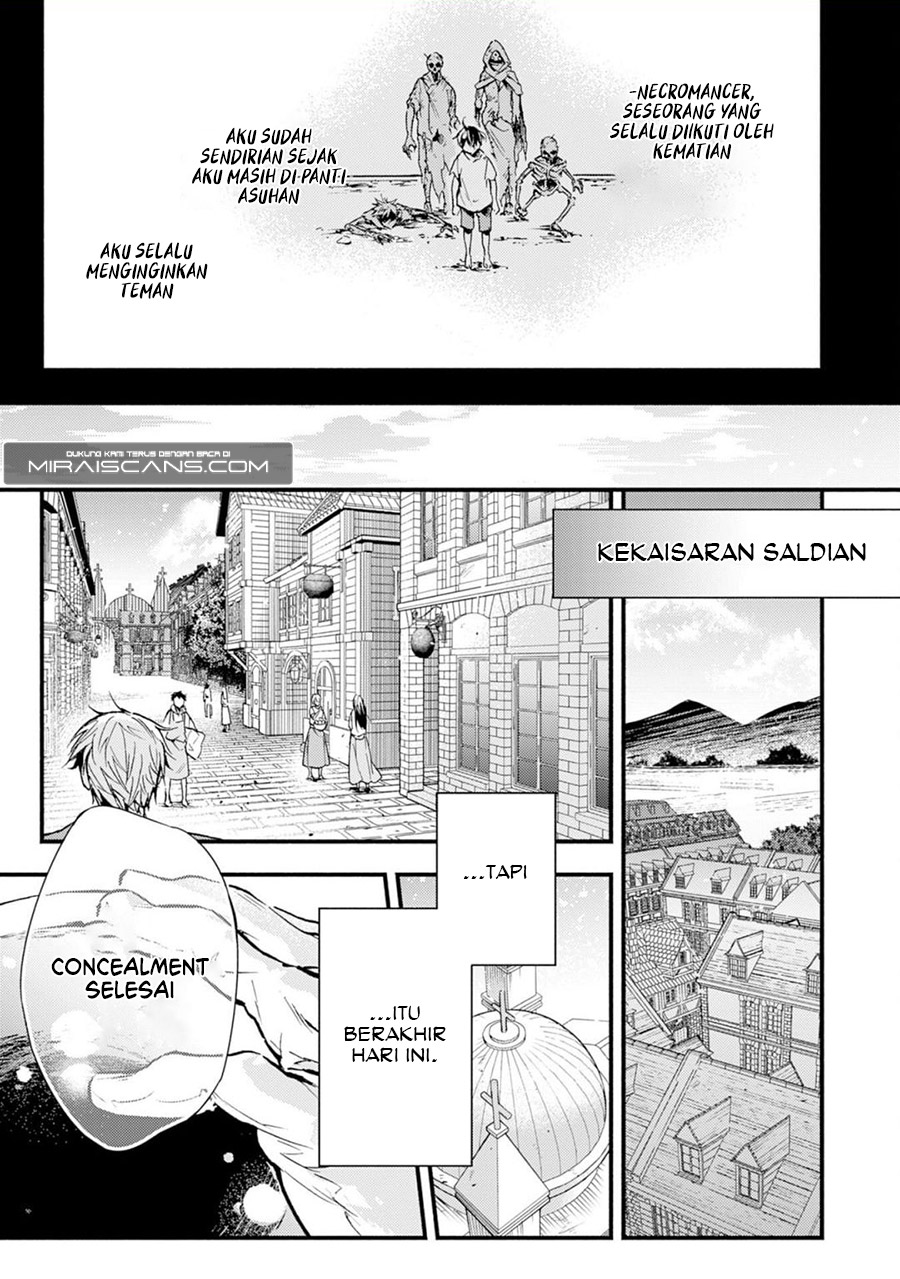 A Lone Necromancer Who Leads an Army of Immortals, Changed His Job to Become an SSS Rank Adventurer Chapter 02 Bahasa Indonesia