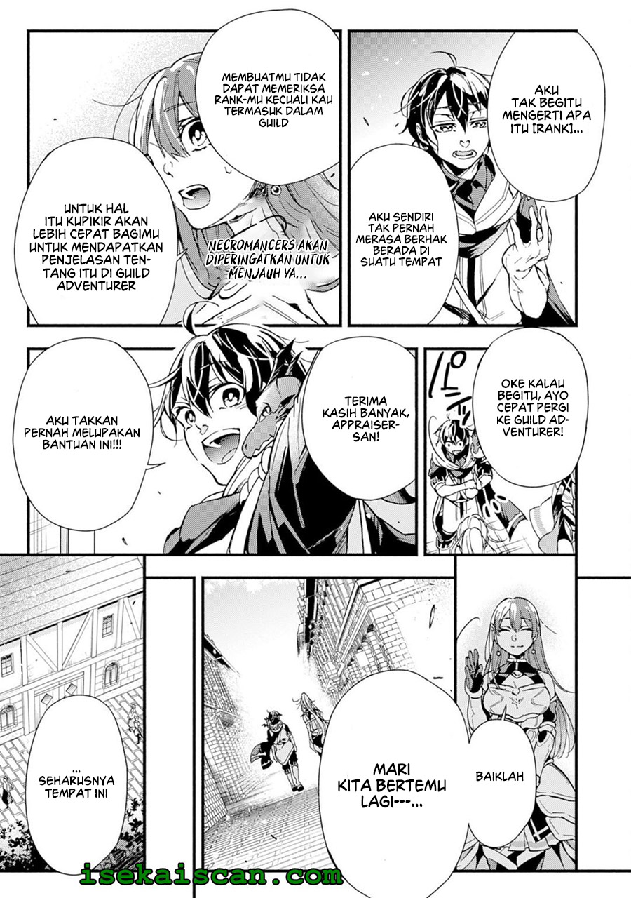 A Lone Necromancer Who Leads an Army of Immortals, Changed His Job to Become an SSS Rank Adventurer Chapter 02 Bahasa Indonesia