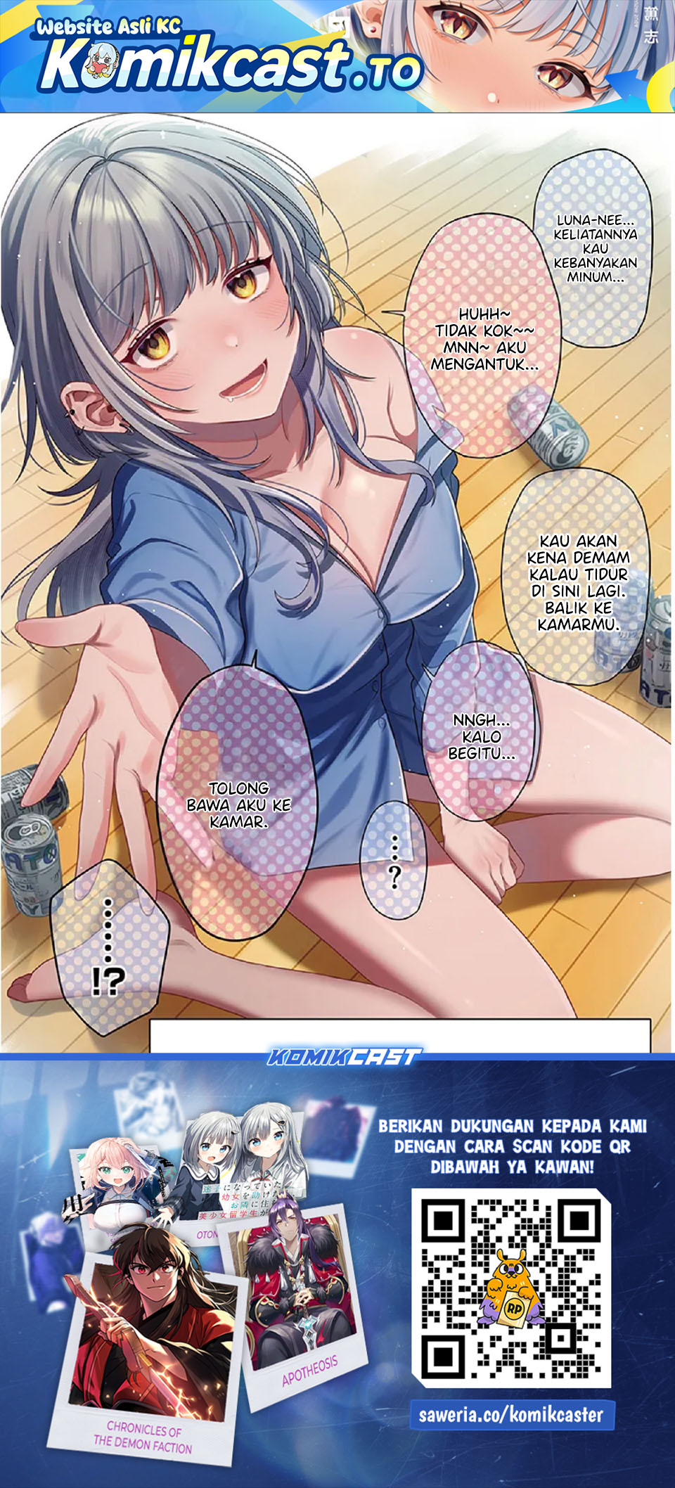 A Quirky Girl Is Inviting Me to Bed Chapter 05.1 Bahasa Indonesia