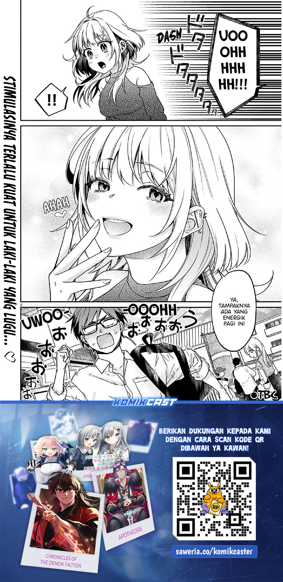 A Quirky Girl Is Inviting Me to Bed Chapter 05.5 Bahasa Indonesia