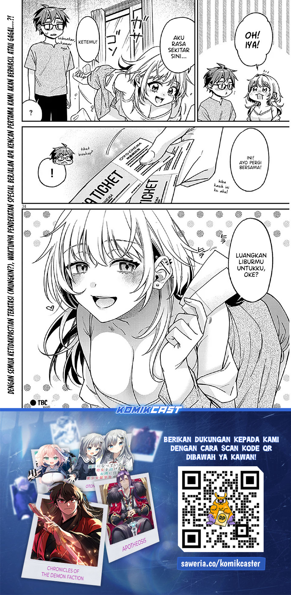 A Quirky Girl Is Inviting Me to Bed Chapter 09 Bahasa Indonesia